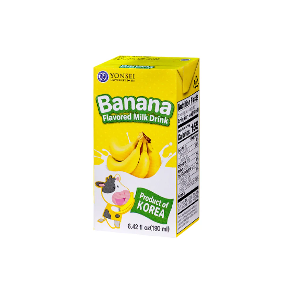 Bebida de leche y platano